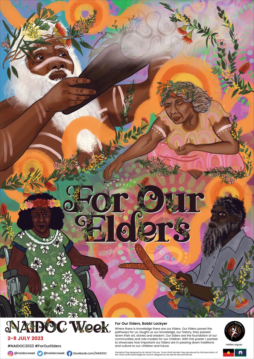 For Our Elders, 2023 National NAIDOC Week Poster