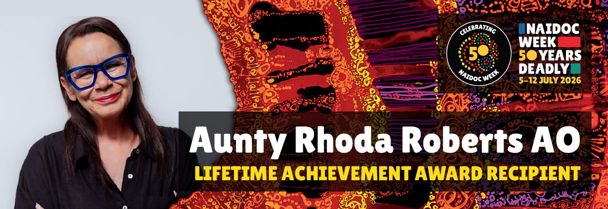 Aunty Rhoda Roberts AO, Lifetime Achievement Award winner