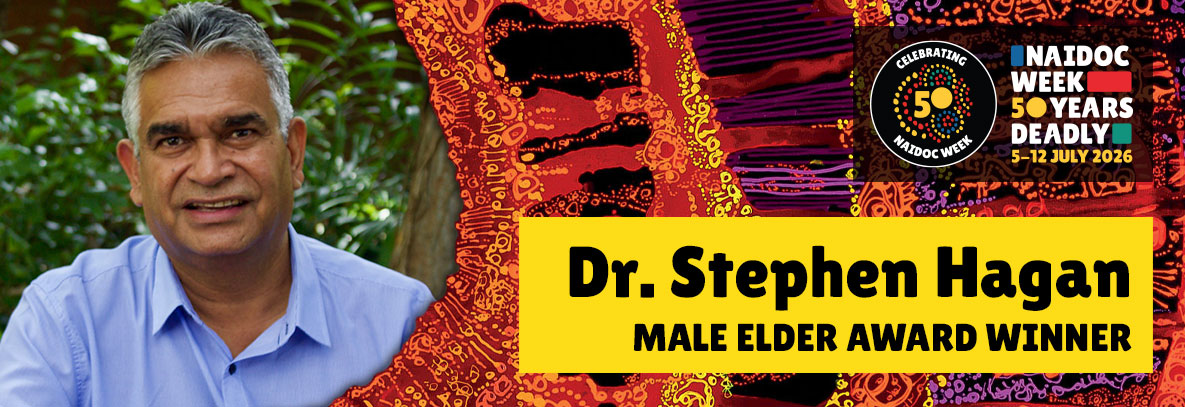 Dr. Stephen Hagan, Male Elder Award Winner