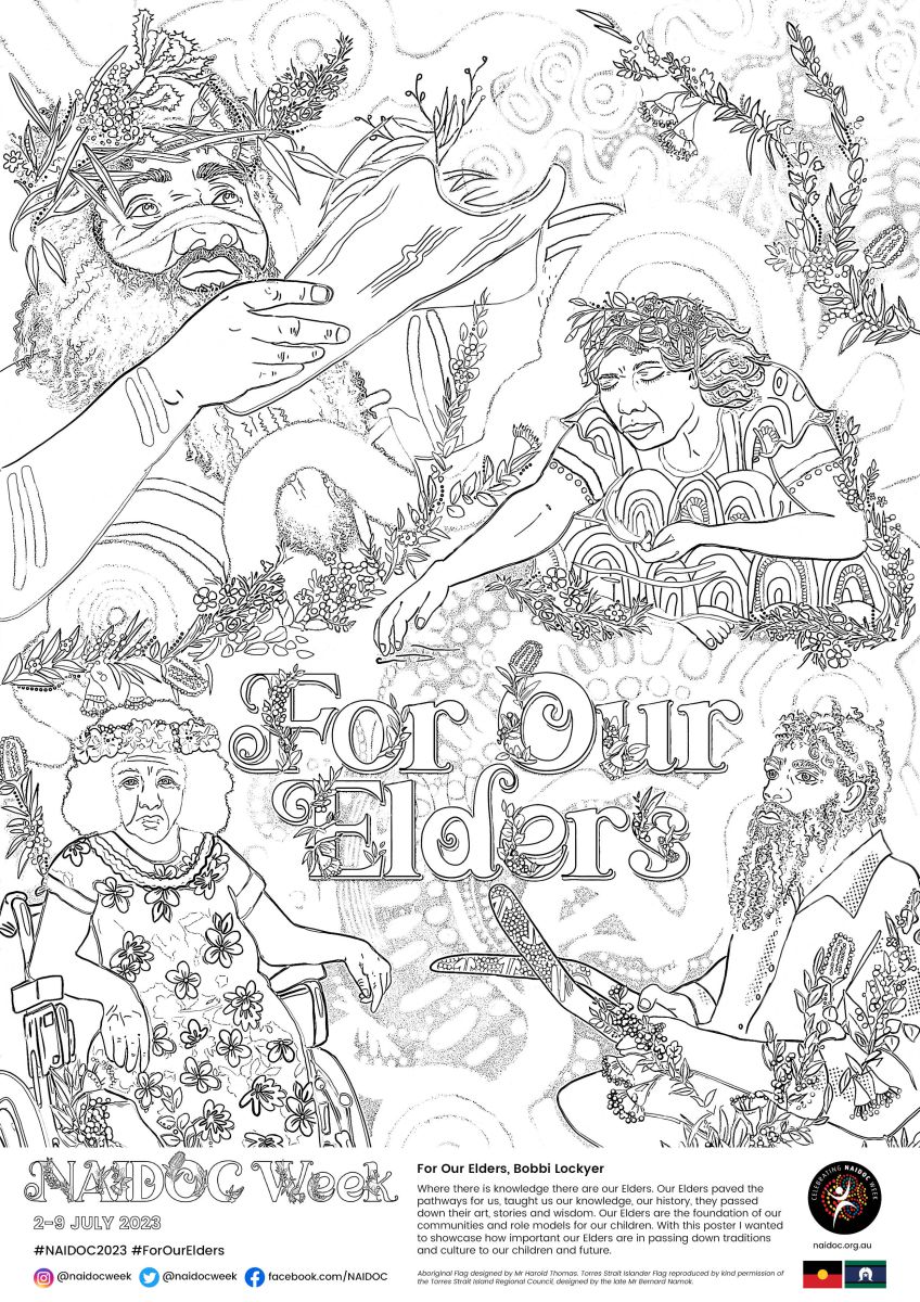 2022 NAIDOC colouring in poster