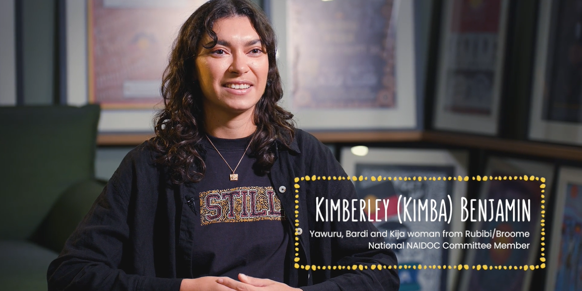 Kimba Benjamin shares why she loves being on the National NAIDOC Committee and why you should apply to join!