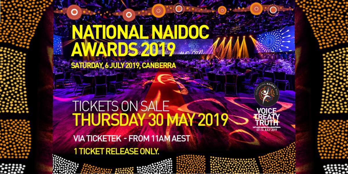 Tickets to the National NAIDOC awards ceremony on sale soon!