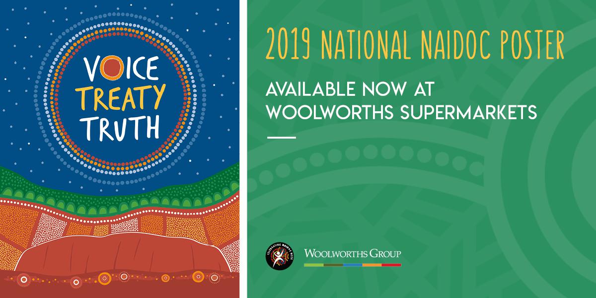 2019 National NAIDOC Poster Available Now at Woolworths Supermarkets
