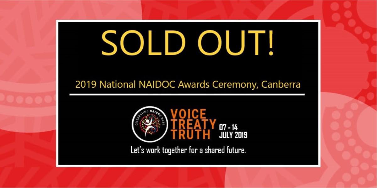 2019 National NAIDOC Awards Ceremony Sold Out