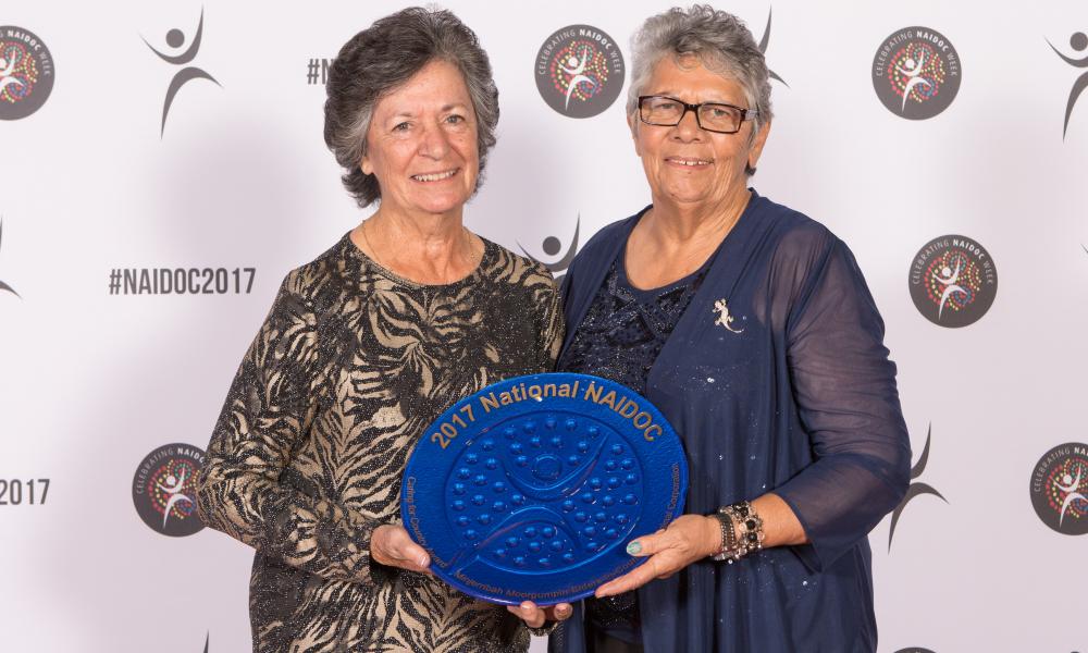 Minjerribah Moorgumpin Elders-in-Council, Merle Dippel and Lynette Shipway