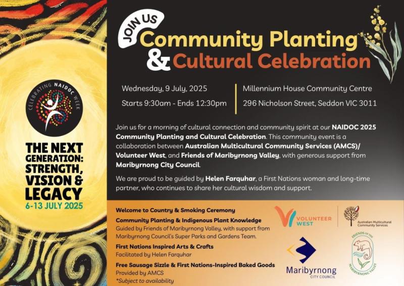 Community planting poster