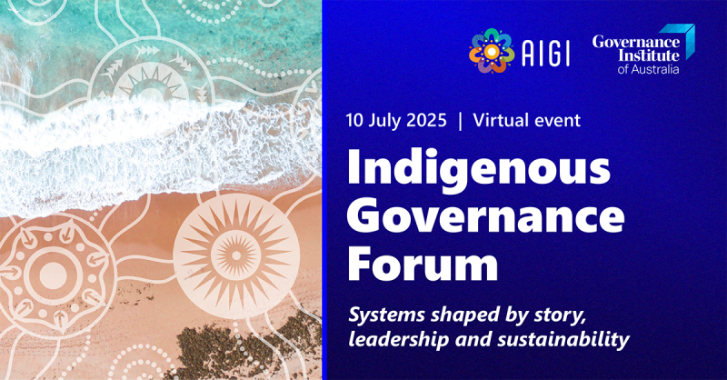 Indigenous Governance Reform flyer