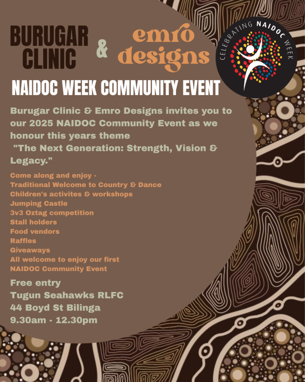 NAIDOC poster of event