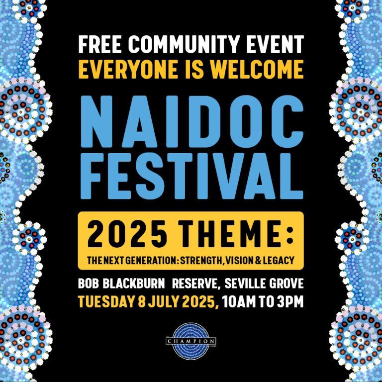 NAIDOC FESTIVAL poster