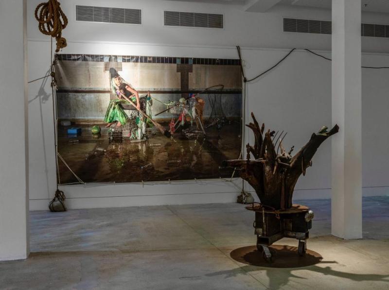 Artwork on display