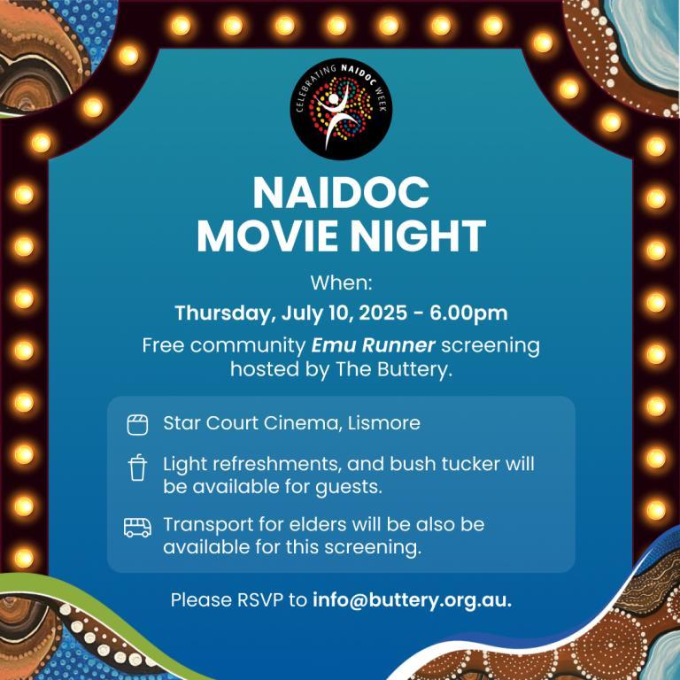 Movie night poster