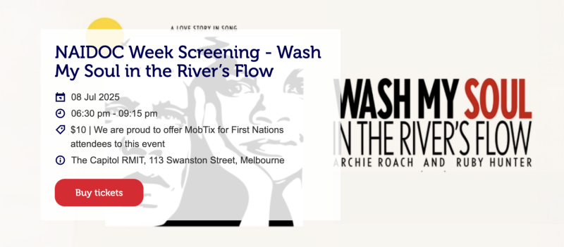 NAIDOC weekly screen poster
