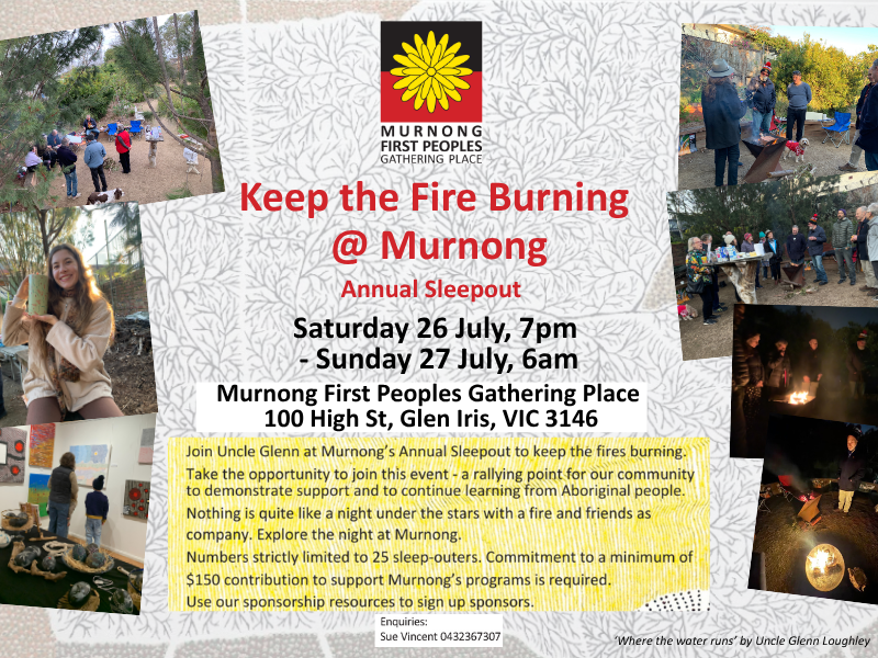 Keep the fire burning poster