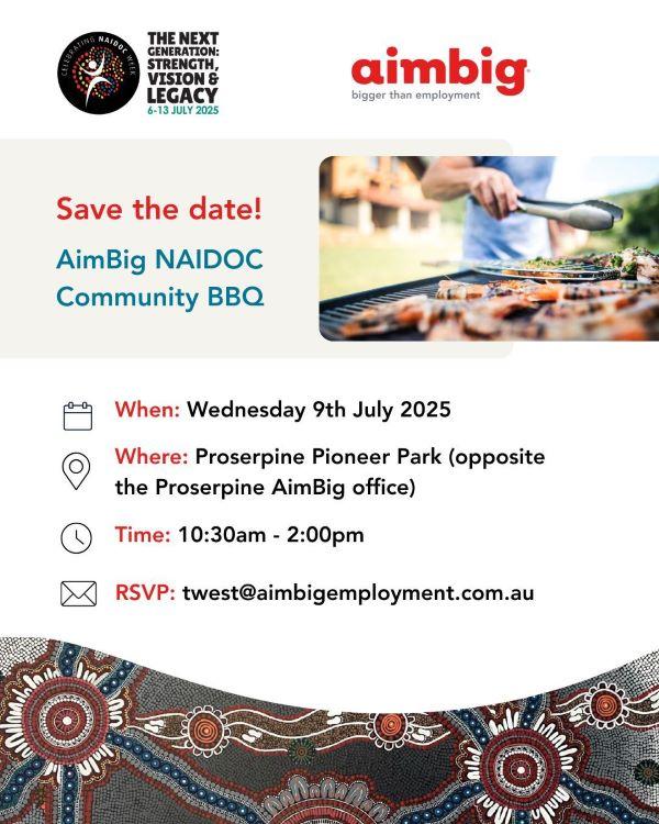 Save the date poster