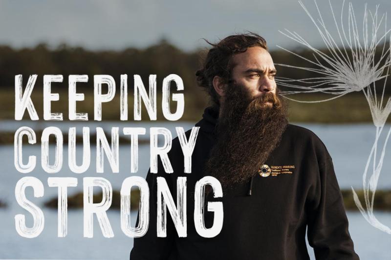 A guy in the elements - keeping country strong