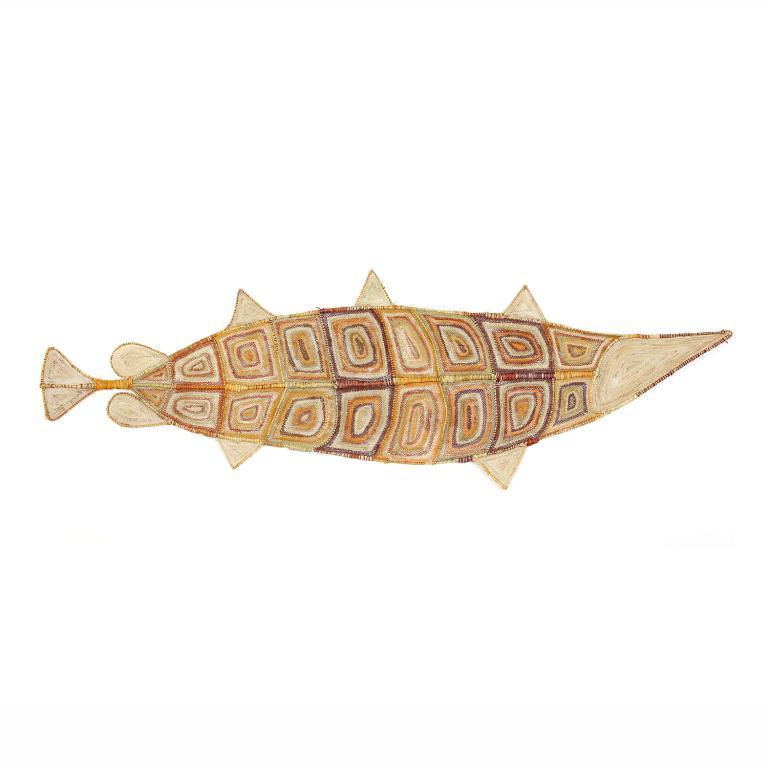Fish made out of weave