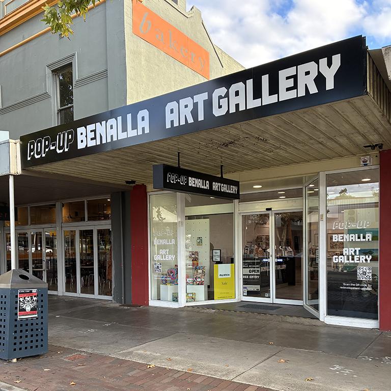 An Art Gallery shop front