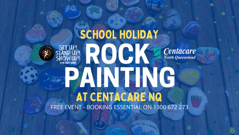 Rock Painting at Centacare NQ