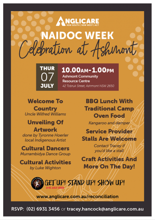 NAIDOC Week Celebration at Ashmont Community Centre