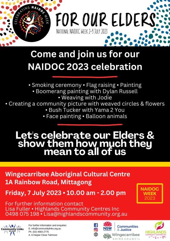 Wingecarribee Aboriginal Community Centre NAIDOC Celebration