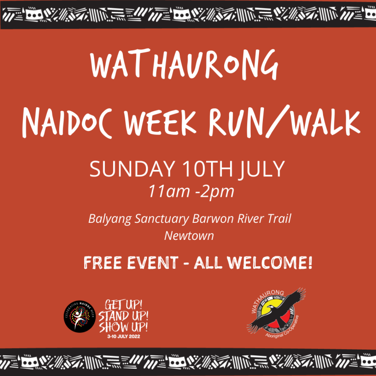 'Get up, Stand up, Show up' NAIDOC Walk/Run/Ride/Roll