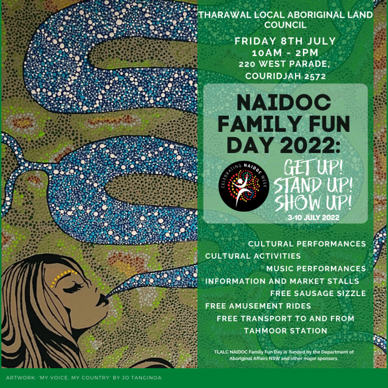 Tharawal Local Aboriginal Land Council's NAIDOC Family Fun Day 2022 - 220 West Parade, Couridjah NSW 2571 - From 10am till 2pm