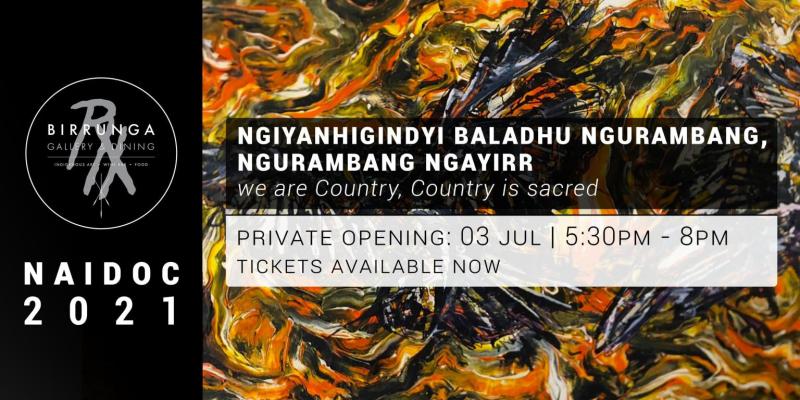 NAIDOC Week Art Exhibition Opening Night: we are Country, Country is sacred