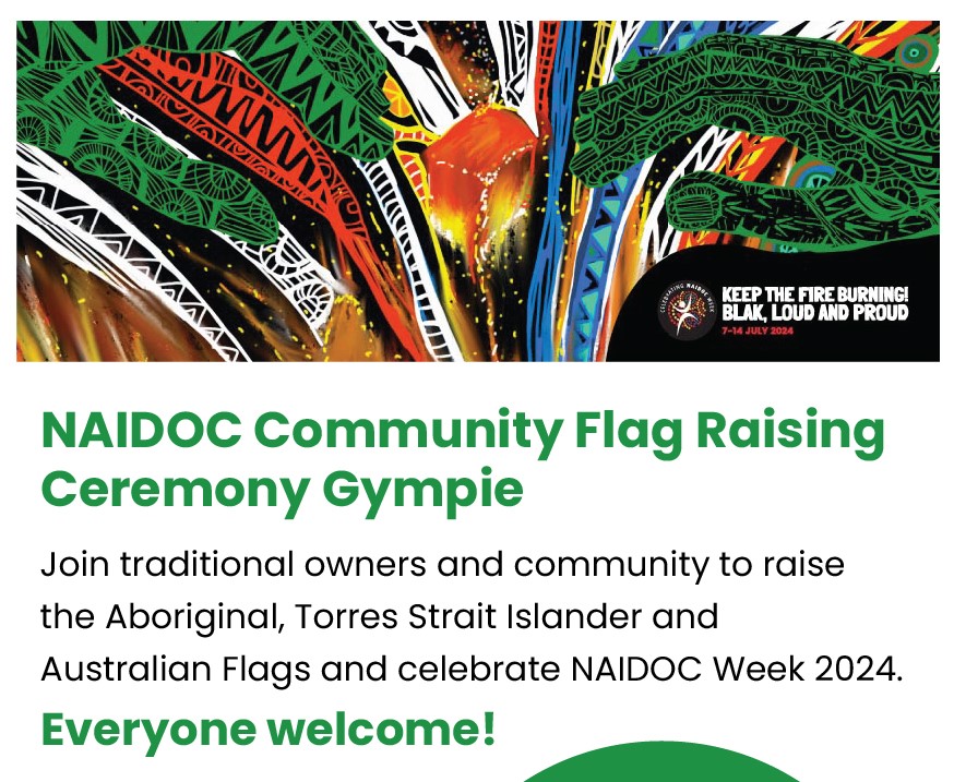 Event Photo: Gympie NAIDOC Week Flag Raising Event